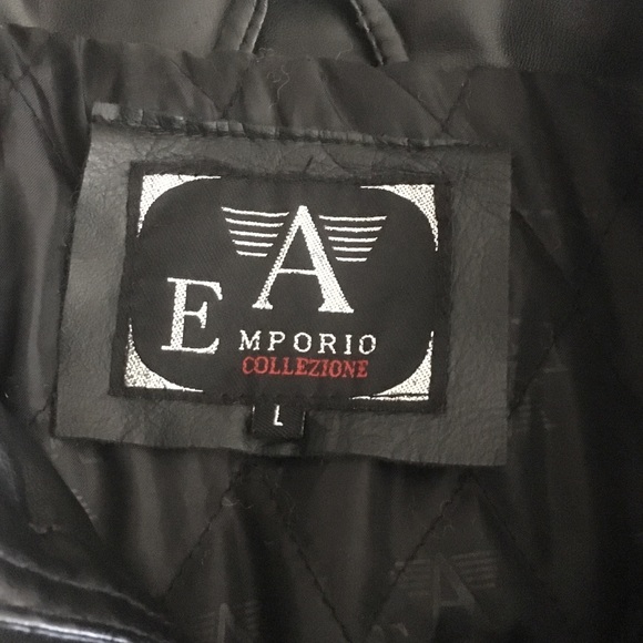 A Emporio Leather Jacket - Picture 4 of 4